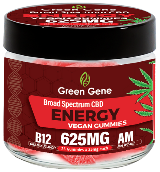 Green Genie Organic CBD Infused Mood Based Vegan Gummies - 625MG to 2500MG