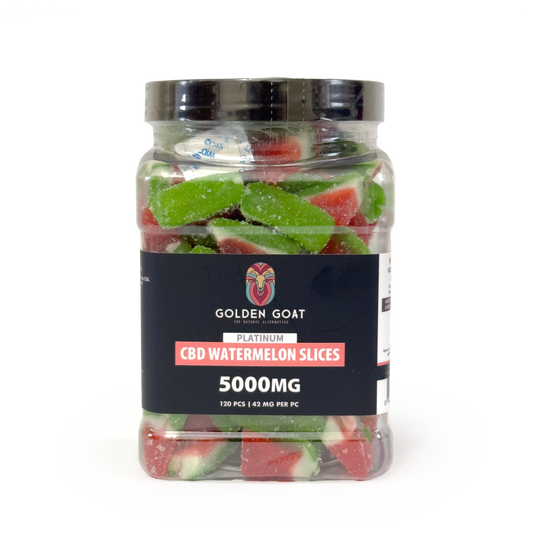 CBD Platinum Gummies - Watermelon Slices 5000MG
